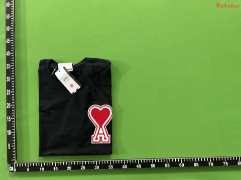 Ami Heart Logo Pink T-Shirt -4