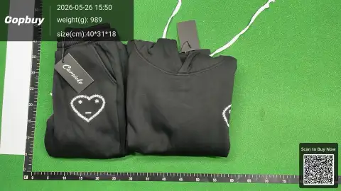 Comme des Garcons Heart Hoodie and Jogger Set -4
