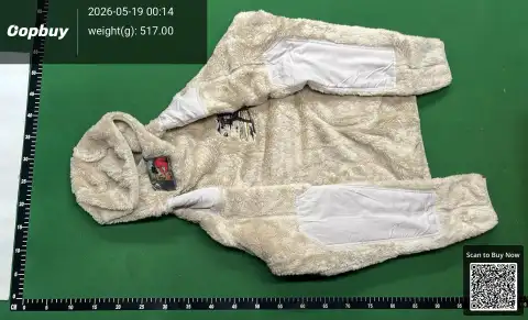 Embroidered Sherpa Fleece Hoodie -6