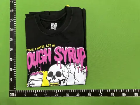 Cough Syrup Graphic White T-Shirt -4