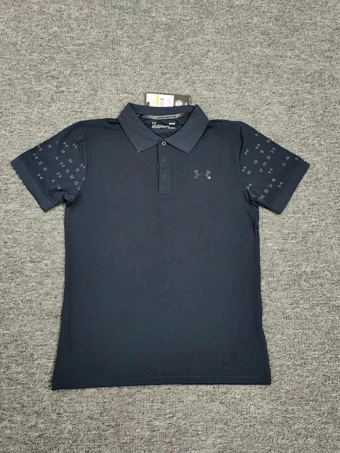 Monogram Pattern Navy Polo Shi
