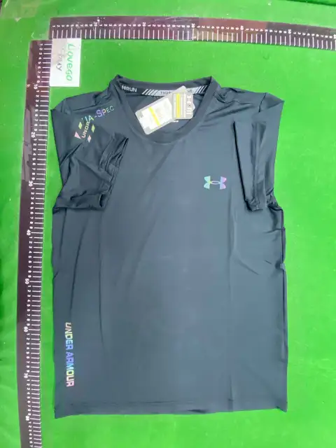 Monogram Pattern Navy Polo Shirt -5