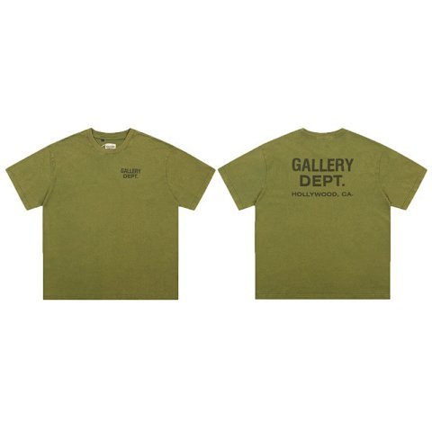 Gallery Dept Green Logo T-Shir