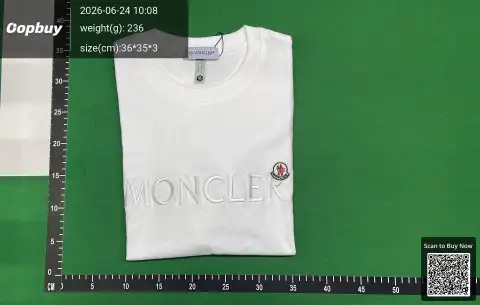 Moncler Logo Gray T-Shirt -3