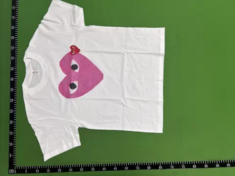 Comme des Garcons Play Heart Gray T-Shirt -4