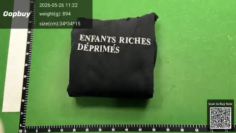 Enfants Riches Deprimes Black Hoodie -6