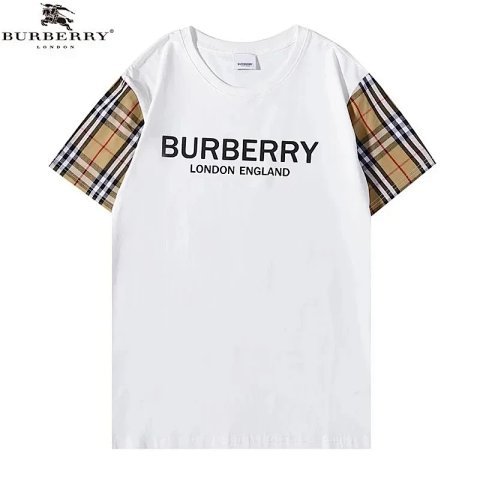Burberry Check Sleeve Logo Whi