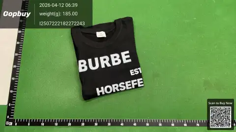 Burberry Check Sleeve Logo White T-Shirt -2