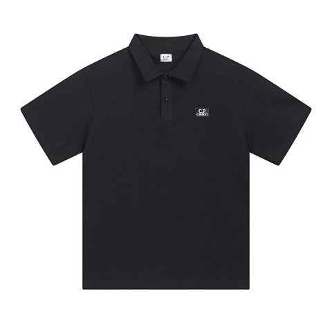 Stone Island Logo Black Polo S