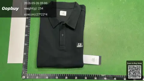 Stone Island Logo Black Polo Shirt -6