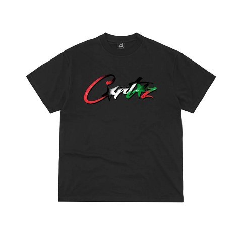 Corteiz Logo Black T-Shirt
