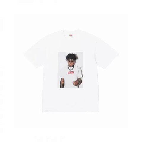 Graphic Portrait White T-Shirt