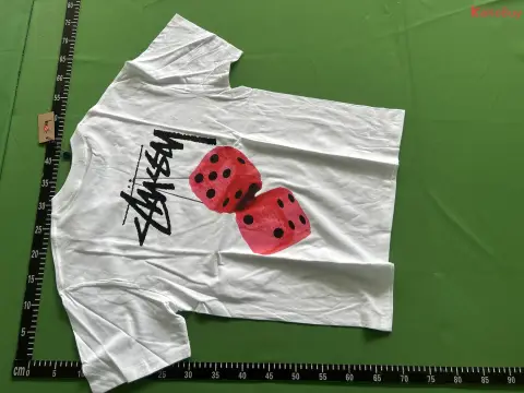 Stussy Dice Navy T-Shirt -5
