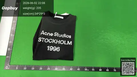 Acne Studios Stockholm Black T-Shirt -2
