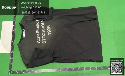 Acne Studios Stockholm Black T-Shirt -6