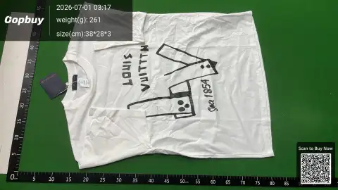 Louis Vuitton Logo White T-Shirt -3