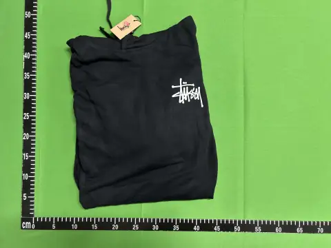 Stussy Logo Cream Pullover Hoodie -3