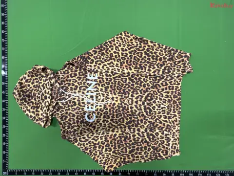 Celine Leopard Print Zip Hoodie -3