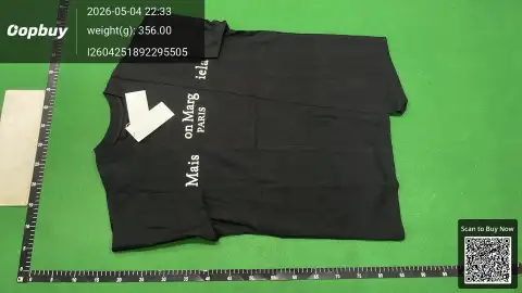 Maison Margiela Number Logo Black T-Shirt -4