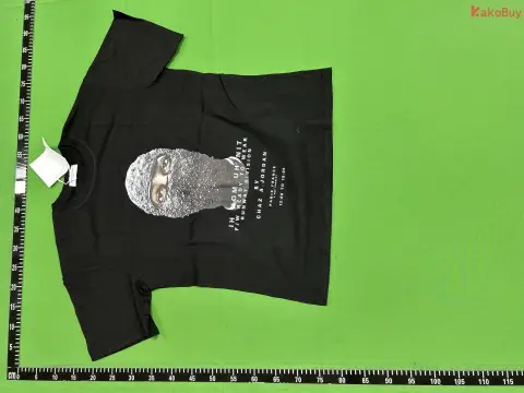 Masked Figure Graphic White T-Shirt -4