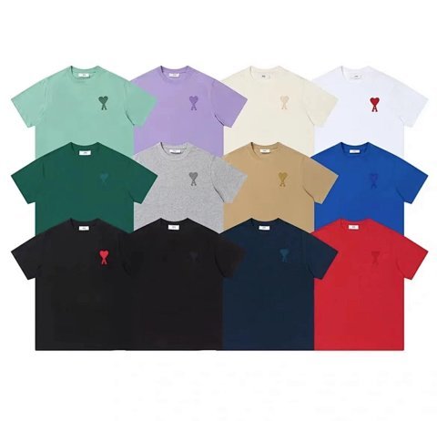Ami Heart Logo T-Shirt Collect source image 1
