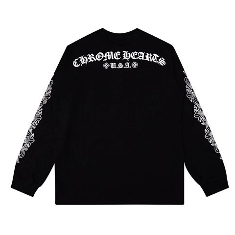 Chrome Hearts Logo Black Long 