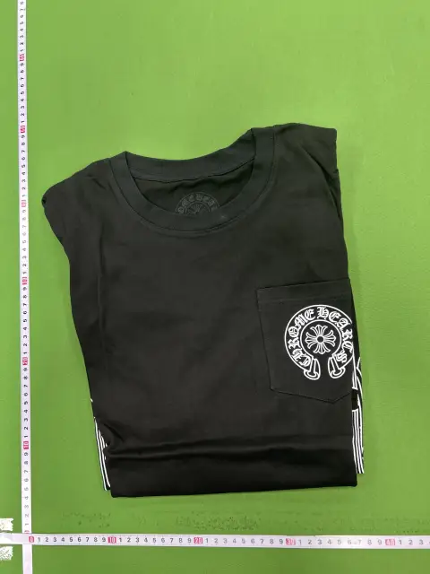 Chrome Hearts Logo Black Long Sleeve T-Shirt -5