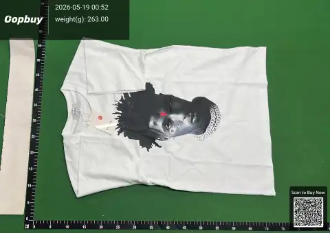 Vlone Orange Logo White T-Shirt -4
