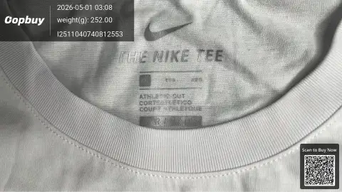 Nike Logo White T-Shirt -5