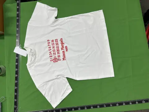 Maison Margiela Number Logo White T-Shirt -3