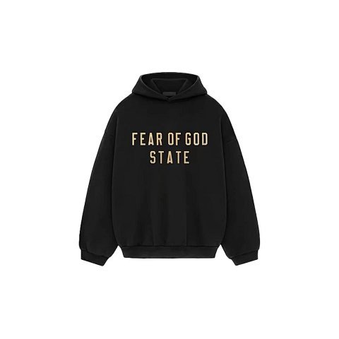 Fear of God State Black Hoodie