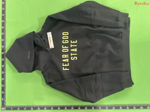 Fear of God State Black Hoodie -2