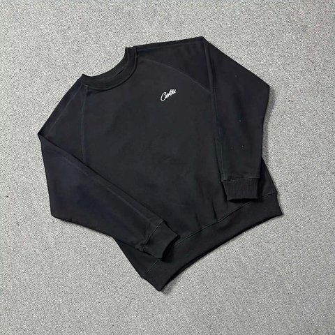 Stone Island Black Crewneck Sw