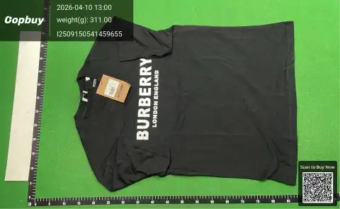 Burberry Logo White T-Shirt -6