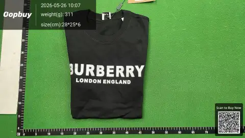 Burberry Logo White T-Shirt -5