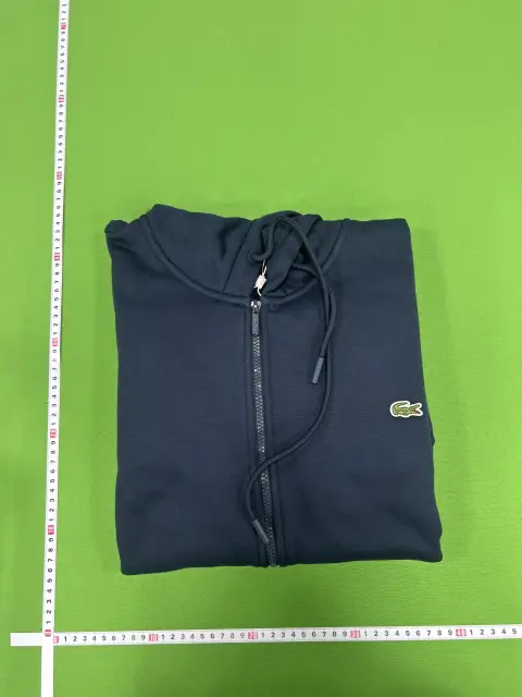 Lacoste Gray Zip Hoodie -5
