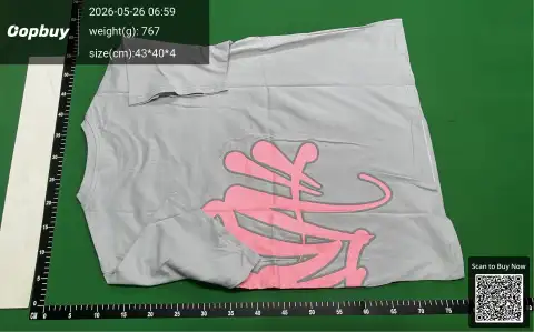 Gray and Pink Graphic Pullover Hoodie -2