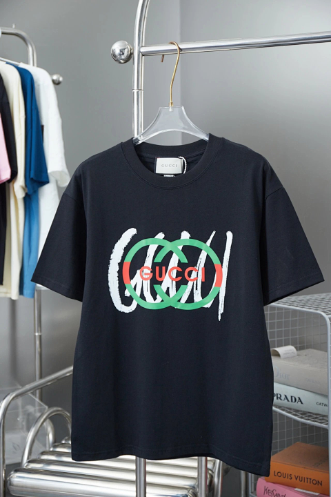 Gucci Logo Black T-Shirt