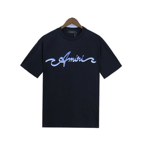 Amiri Script Navy T-Shirt