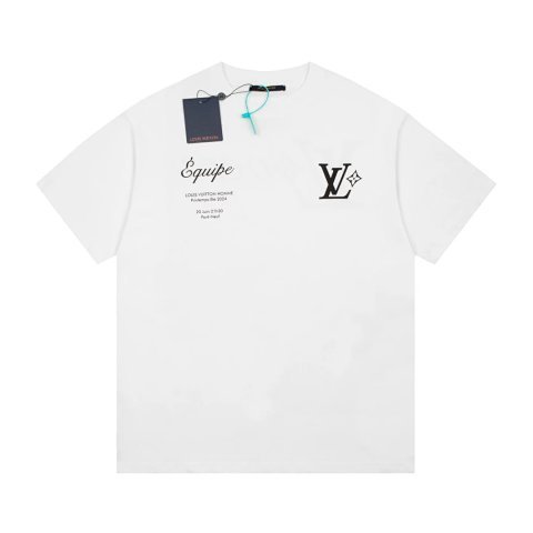 Louis Vuitton Logo White T-Shi