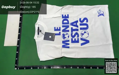 Louis Vuitton Logo White T-Shirt -2