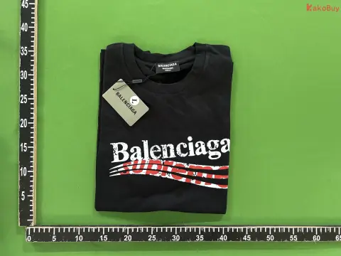 Balenciaga Typography White T-Shirt -2