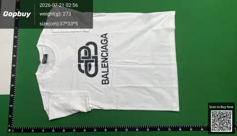 Balenciaga Typography White T-Shirt -5