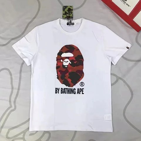 Bape Ape Graphic White T-Shirt