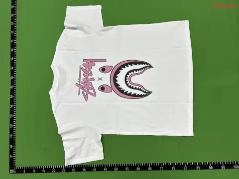 Bape Embroidered Logo Black T-Shirt -5