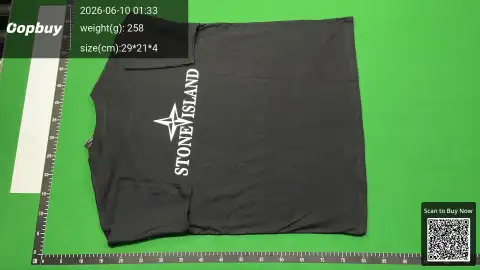 Stone Island Logo Black T-Shirt -6