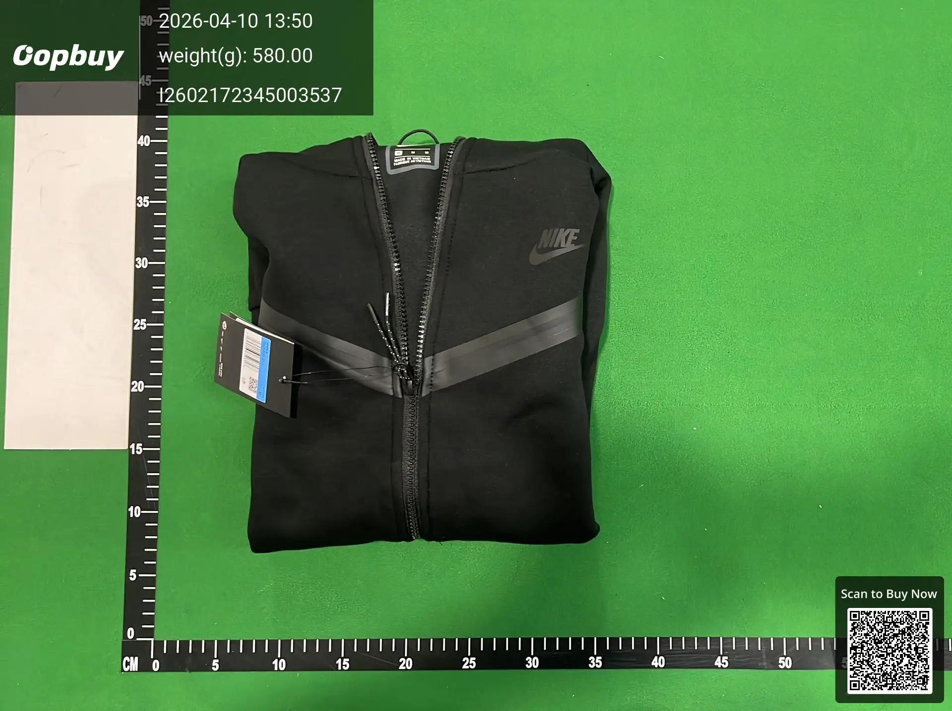 Nike White Hooded Zip Jacket -2