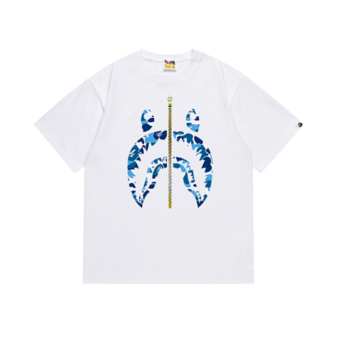 Bape Shark Graphic White T-Shi