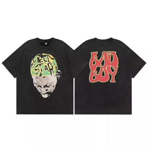 Graphic Face Black T-Shirt