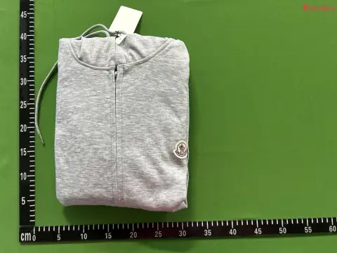 Stone Island Logo Gray Zip Hoodie -3